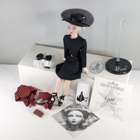 Gene Marshall Other - Gene Marshall Little Black Dress Fashion Doll + COA, booklet, stand and box,